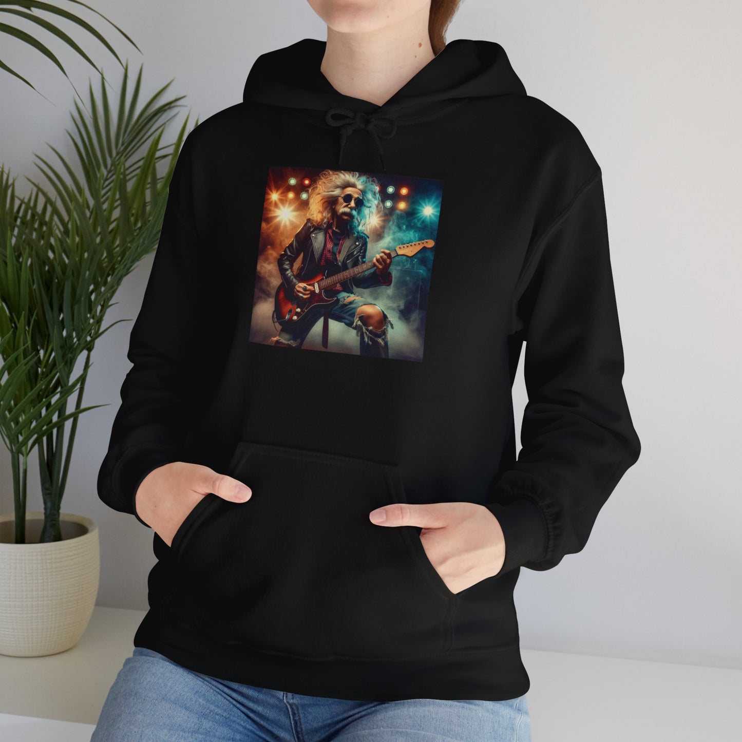 Albert Einstein Rockstar hoodie